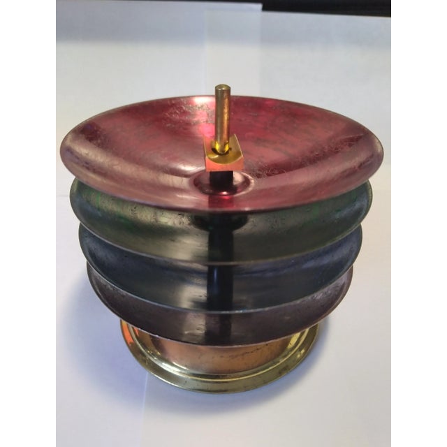 Vintage Mid Century Modern Stackable Ashtrays For Sale - Image 10 of 10