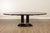 Henredon 'Scene Three' Oval Expandable Black Lacquered And Burl Walnut Dining Table For Sale - Image 9 of 12