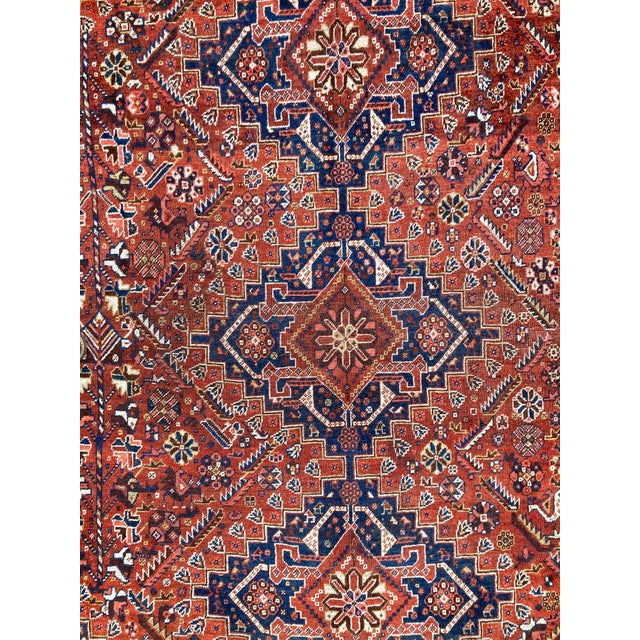 Vintage Qashqai Rug, 1920s For Sale - Image 16 of 18
