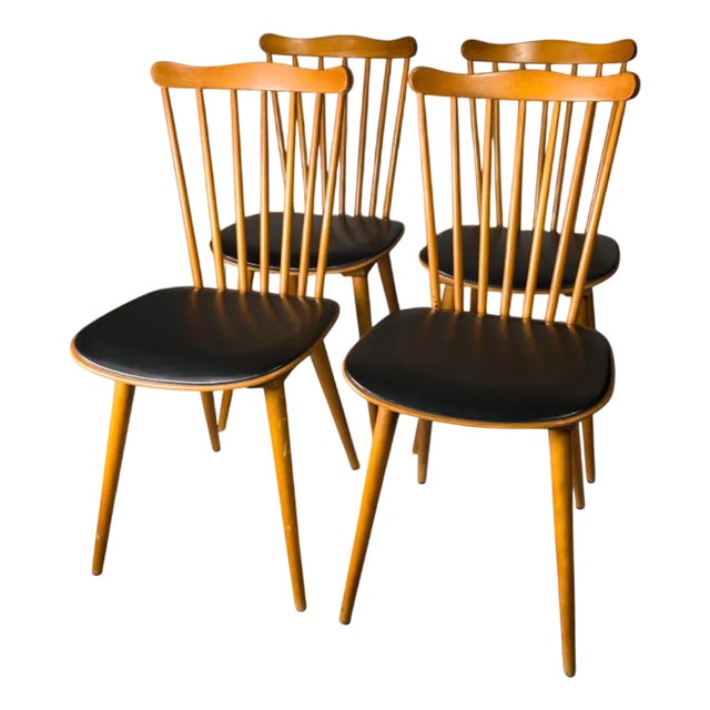Menuet Chairs from Baumann, 1960s, Set of 4 For Sale