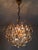 Brass Chandelier with Glass Drops by Christoph Palme, 1970s For Sale - Image 5 of 9