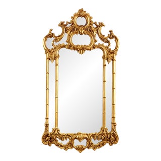 Chippendale C Scroll Mirror For Sale