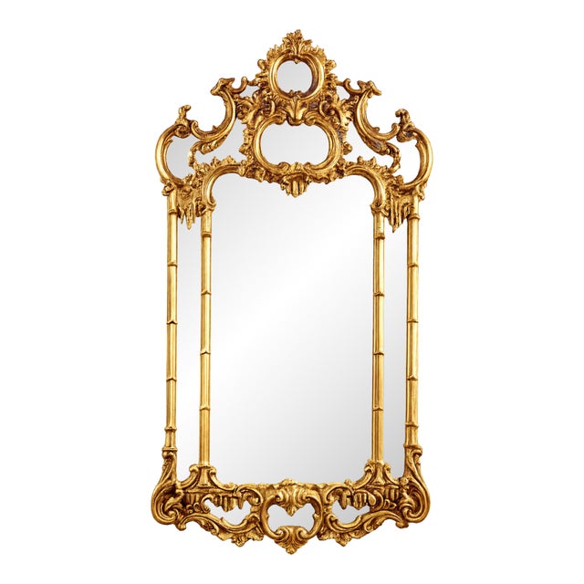 Chippendale C Scroll Mirror For Sale