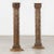 Pair of antique wood carved Gothic Revival architectural Columns Anonymous 19th century; Belgium or Netherlands Wood...