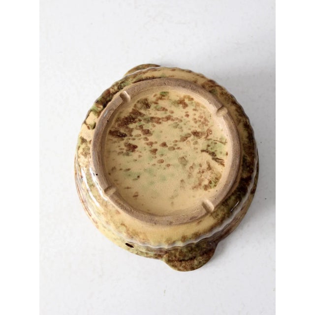 Antique Sponged Yellow Ware Baking Dish For Sale - Image 9 of 9