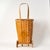 Wood Antique Splint Wood Rolling Basket Cart For Sale - Image 7 of 15