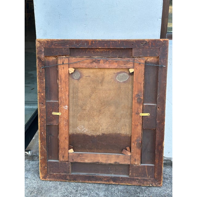 Antique British Colonial Painting of an Indian Cavalry Officer. For Sale - Image 10 of 10