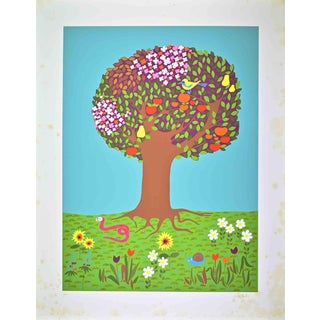 Marta Fabbri, Tree, Artist Proof, 1990s, Lithograph For Sale