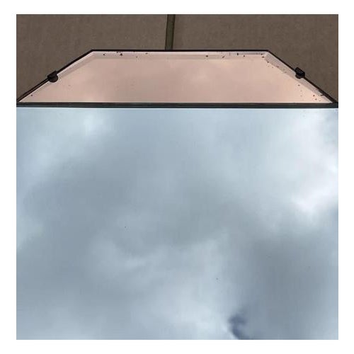 French Art Deco Amber Bevelled Wall Mirror, 1930s For Sale - Image 11 of 13