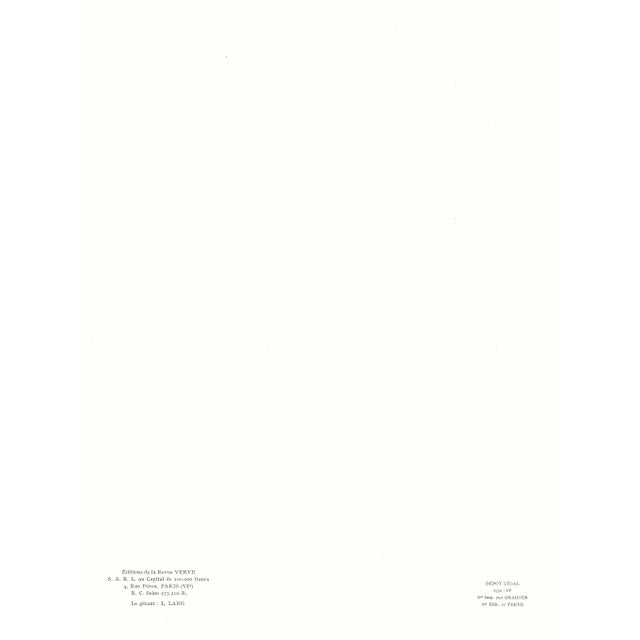 1950s Original 1950 Lithograph "Femme Avare" From "Contes De Boccace" by Marc Chagall For Sale - Image 5 of 5