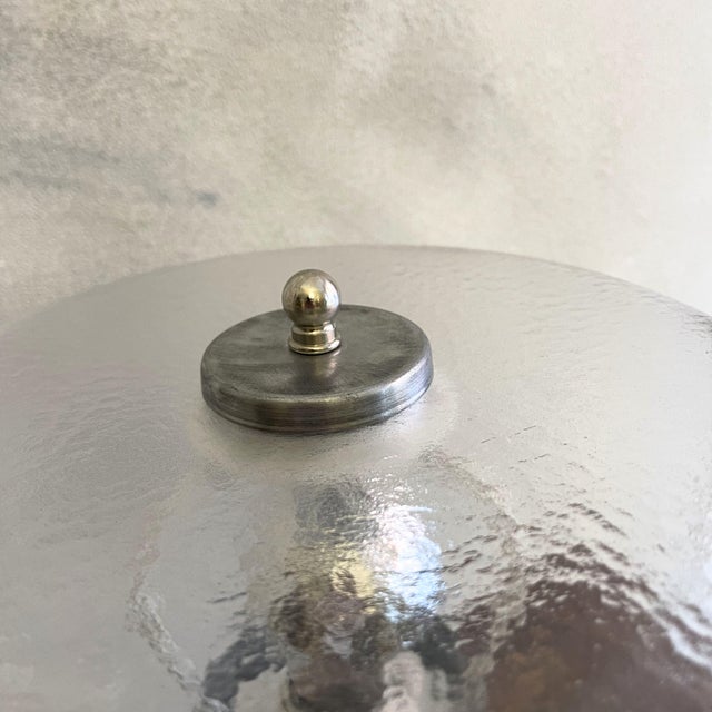 AVMazzega Space Age Bell Lamp in Murano Glass and Opaline attributed to Mazzega, 1980s For Sale - Image 4 of 9