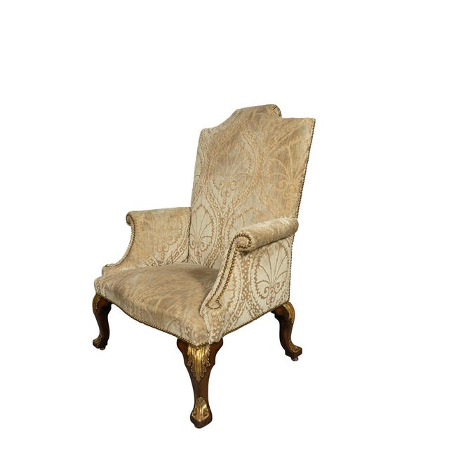George I Walnut and Parcel Gilt Armchair For Sale - Image 12 of 14