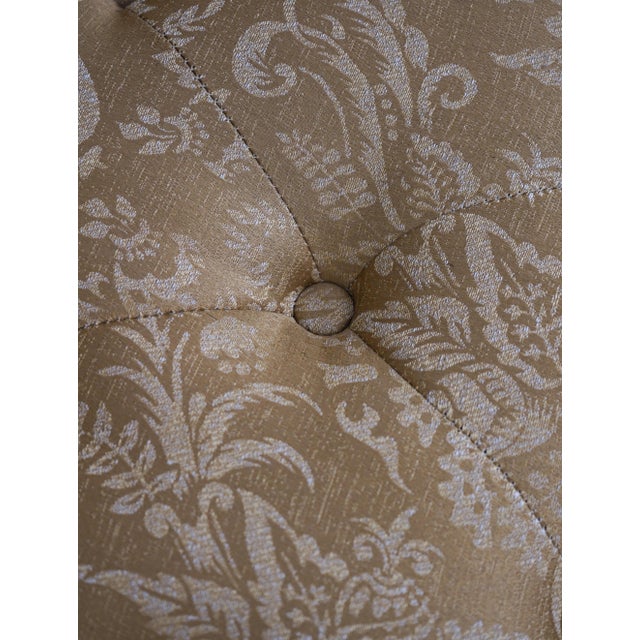 Pair of Tufted Rolled Back Lounge Chairs For Sale - Image 11 of 18