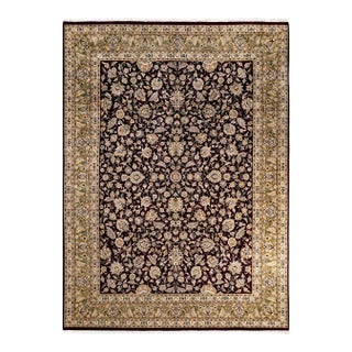 Mogul, One-of-a-Kind Handmade Area Rug - Red, 9' 3" x 12' 5" For Sale