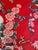 Chinoiserie VTG Italian Rubelli Borromea Decor Fabric Chinoiserie Floral Peacock 14 Yds Red Drapery Upholstery For Sale - Image 3 of 13
