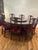 Dark Rosewood Dragon Oriental Table With Lazy Susan for 10 For Sale - Image 4 of 8
