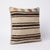 This beautiful 23'' x 23'' pillow cover was made from an authentic Turkish Kilim. Bright colors of wool adorn the front of...