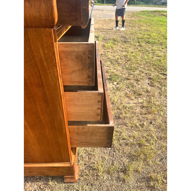 French 19th Century Louis Philippe Walnut Chest of Drawers For Sale - Image 11 of 12