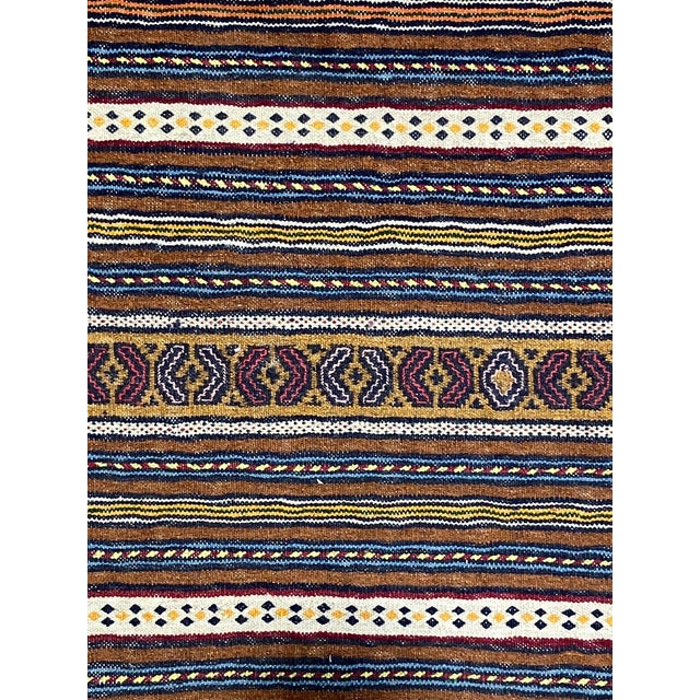 1980s Vintage Handwoven Afghan Meymana Runner 2'10" X 8'8" For Sale - Image 5 of 6