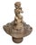 Traditional Vintage Classical Cast Stone Cherub on Dolphin Garden Fountain For Sale - Image 3 of 12