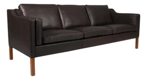Model 2213 3-Seater Sofa attributed to Børge Mogensen for Fredericia
