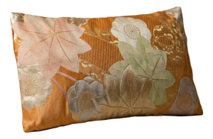 Japanese Ceremonial Silk Lumbar Cushion by Renaras