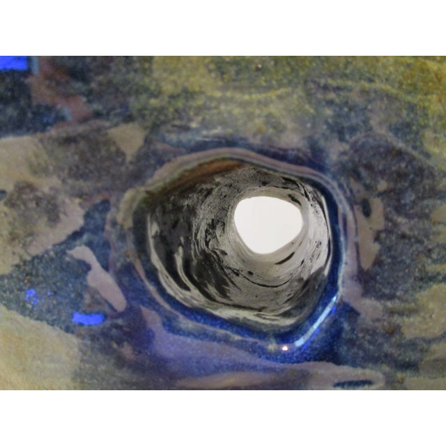 Green 1990s Large Abstract Stone Sculpture of Underwater Anthropomorphic Sea Life For Sale - Image 8 of 13