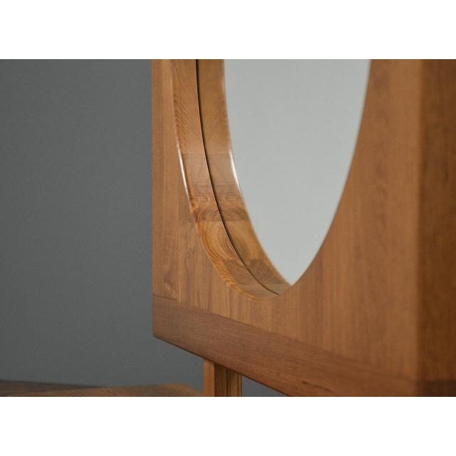 Pedersen & Hansen 1970s Danish Modern Hanging Mirror by Pedersen & Hansen For Sale - Image 4 of 6