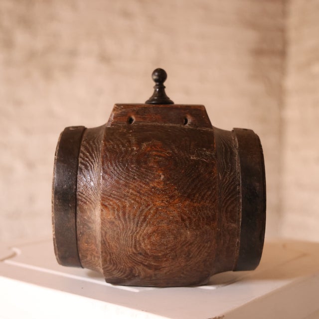 Mid 19th Century 19th Century French Wooden Small Keg For Sale - Image 5 of 5