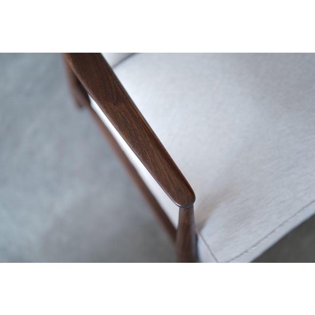 Set of Walnut Lounge Chairs by Erwin Lambeth, Circa 1950s For Sale - Image 9 of 9