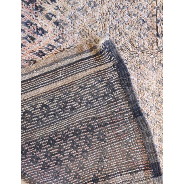 Authentic Moroccan Vintage Rug - 10 X 6.5 Ft For Sale In Cleveland - Image 6 of 9