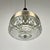 1960s Glass Pendant Lamp in Metal and Wood from Stilux Milano For Sale - Image 5 of 7
