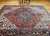 Vintage Heriz Rug, Hand-Knotted Wool, Geometric Medallion Pattern, Brick-Red & Navy, 8x11 For Sale - Image 12 of 12