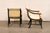 Wood Mid 20th Century French Gold & Black Chairs with Carved Eagles - a Pair For Sale - Image 7 of 11