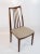 Set of six dining room chairs of rosewood and upholstered with light wool fabric, of danish design from the 1960s. The...