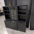 2000 - 2009 Pottery Barn Logan 6-Piece Modular Wall Unit With Glass Door Hutch, Black For Sale - Image 5 of 10