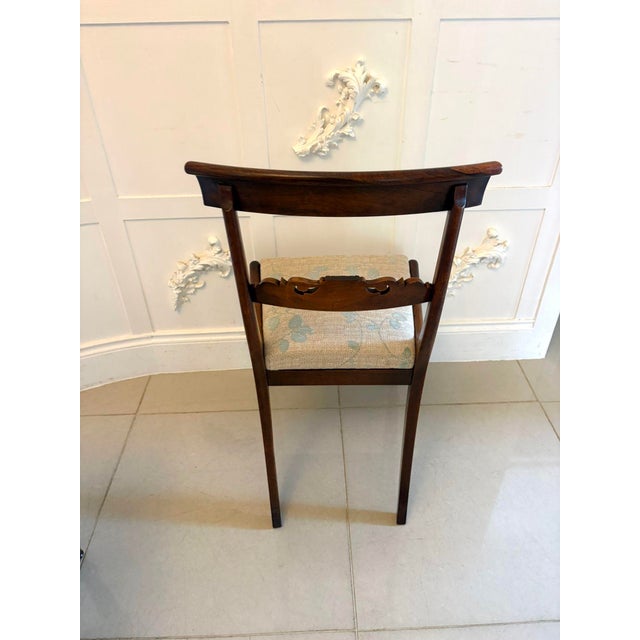Wood Antique Regency English Rosewood Side Chairs, 1825, Set of 2 For Sale - Image 7 of 16