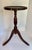 Vintage English Embossed Leather Tripod Wine Drinks Table For Sale In Los Angeles - Image 6 of 9