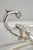 Vintage Crescent Victorian Silver Plated Gravy Sauce Boat on Attached Dish Plate For Sale - Image 4 of 12