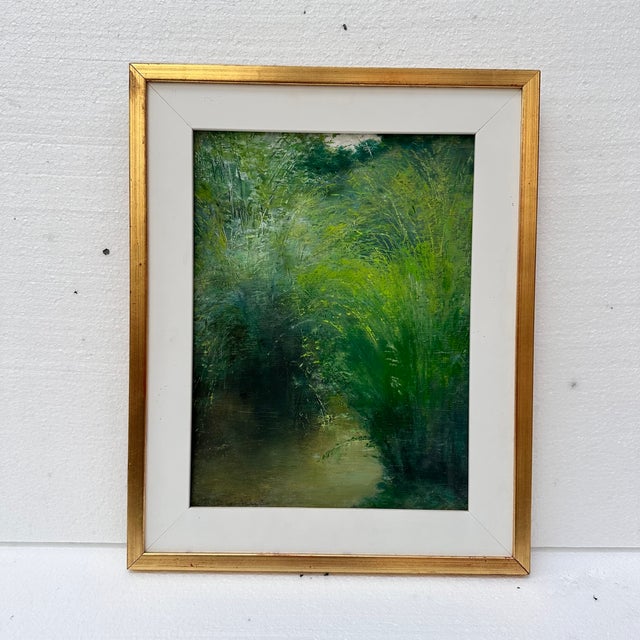 Oil on cardboard “green landscape”, timoteo pérez rubio, 20th century – spain technique: oil on cardboard title of the...