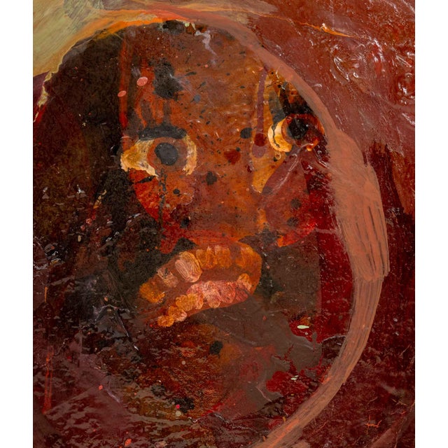 Brown Erika Ranee Cosby "Drying" Acrylic & Shellac, 2014 For Sale - Image 8 of 11