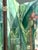 Mid-Century Modern Vintage Eglomise Hand Painted Mirrored Screen For Sale - Image 3 of 12