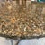 Vintage Abalone Shell Resin and Chrome Circular Dining Table For Sale - Image 11 of 14
