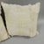 Pair of Quality White Fur Pillows Feather Down Filled For Sale - Image 4 of 9