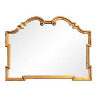 Ethan Allen Italian Style Gilded Wall Mirror ~32" / 40" For Sale