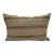 Turkish Hemp Pillow Cushion Natural Beige Rusty Brown Pillow Cushion Cover 16" x 24" For Sale