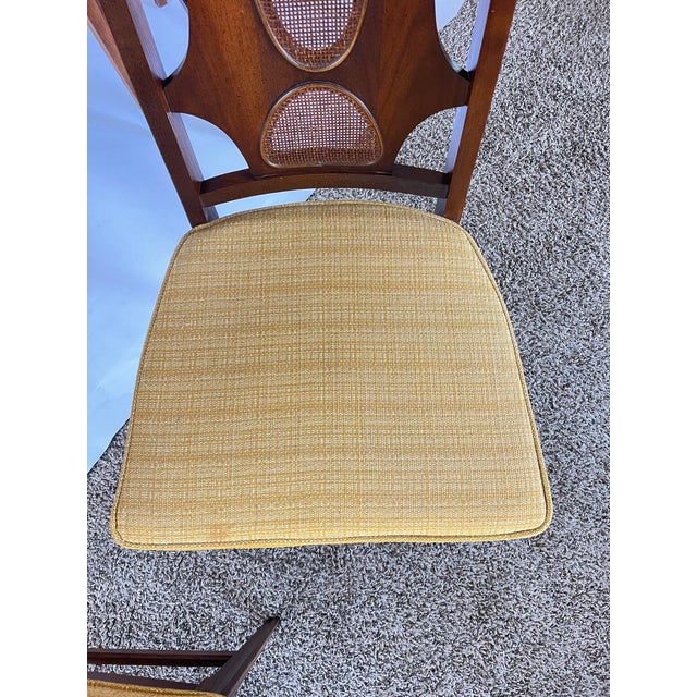 1960s Broyhill Brasilia Mid-Century Modern Dining Table & Six Chairs For Sale - Image 14 of 15