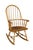 This classic vintage Nichols & Stone Windsor-back rocking chair is solidly constructed from durable honey oak, showcasing...