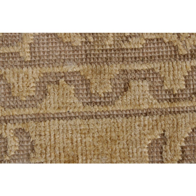 Vintage 8 X 10 Low Pile Oriental Area Rug For Sale - Image 10 of 15