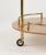 Serving Cart in Acrylic Glass, Brass and Rattan in the style of Christian Dior, Italy, 1970s For Sale - Image 10 of 13